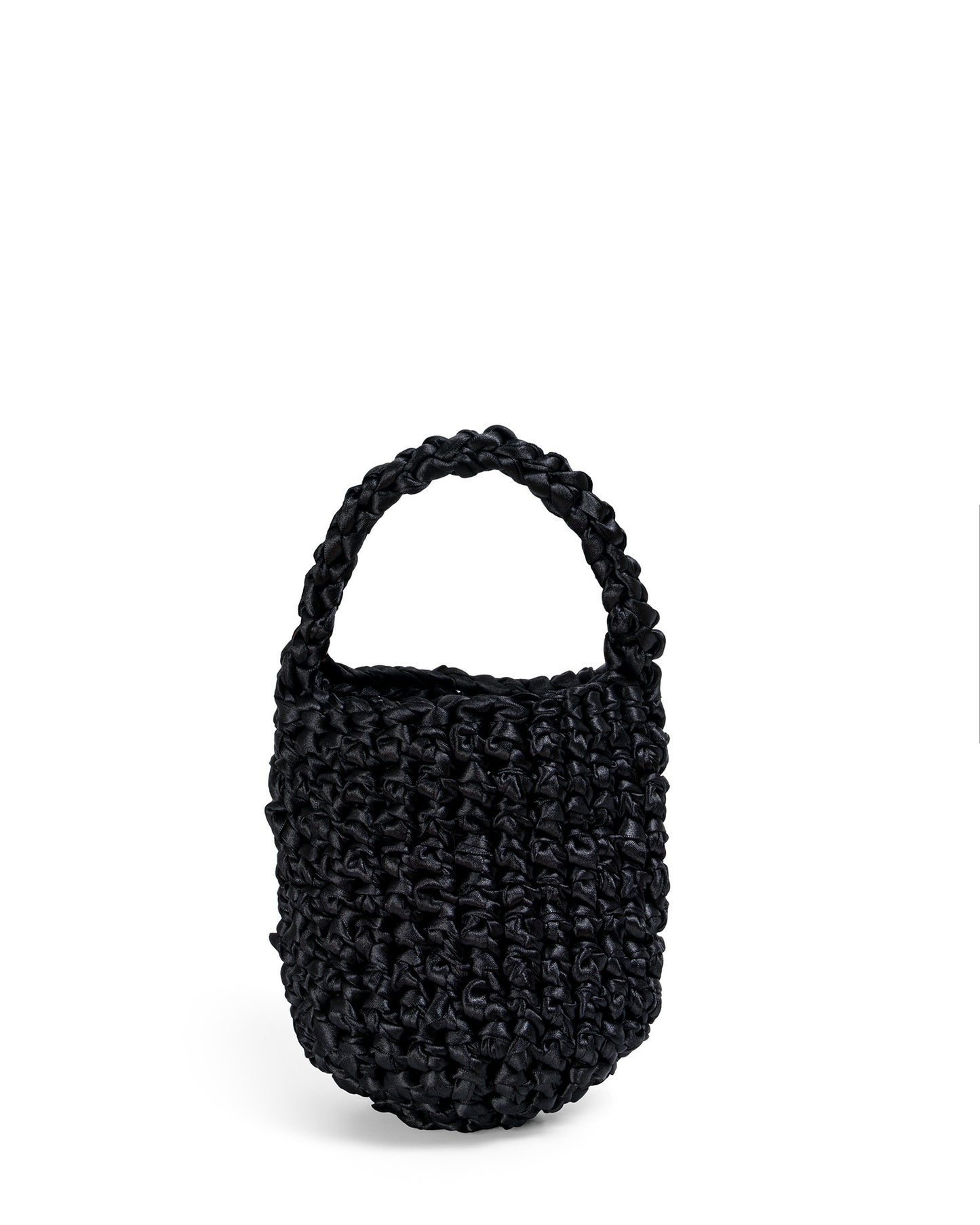 Crochet Asa Corta y Cadena Acrílica en Negro