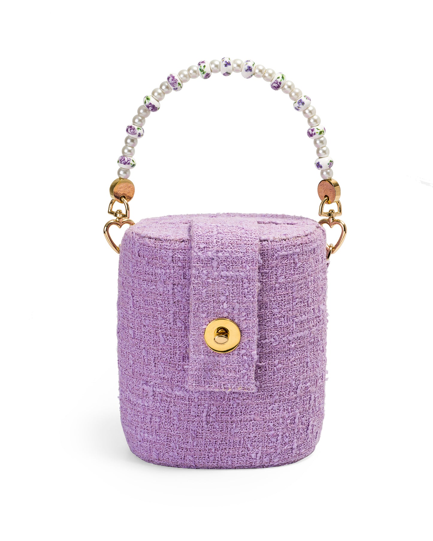 Trunk Bag in Lilac Tweed