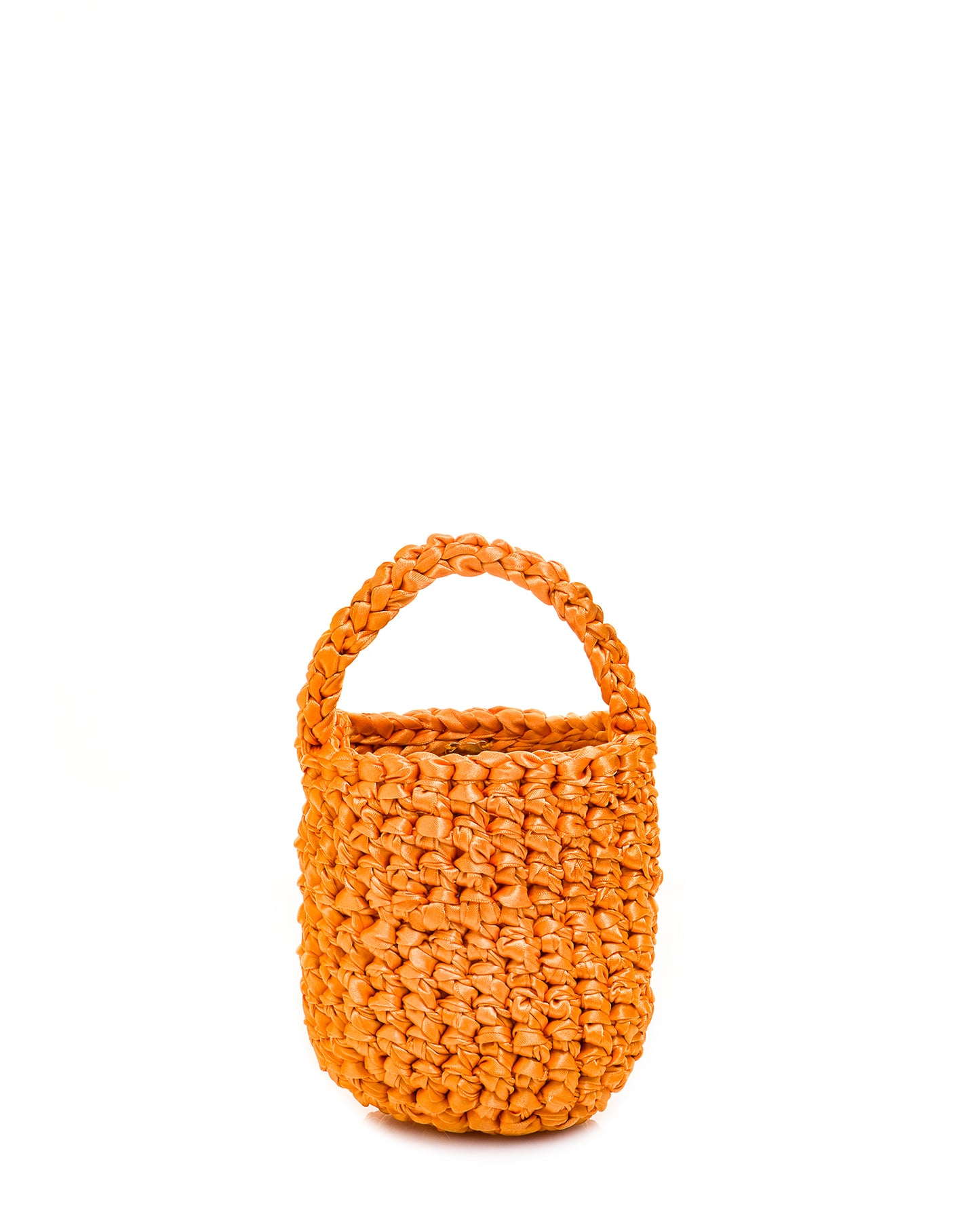 Crochet Asa Corta y Cadena Acrílica en Naranja Claro