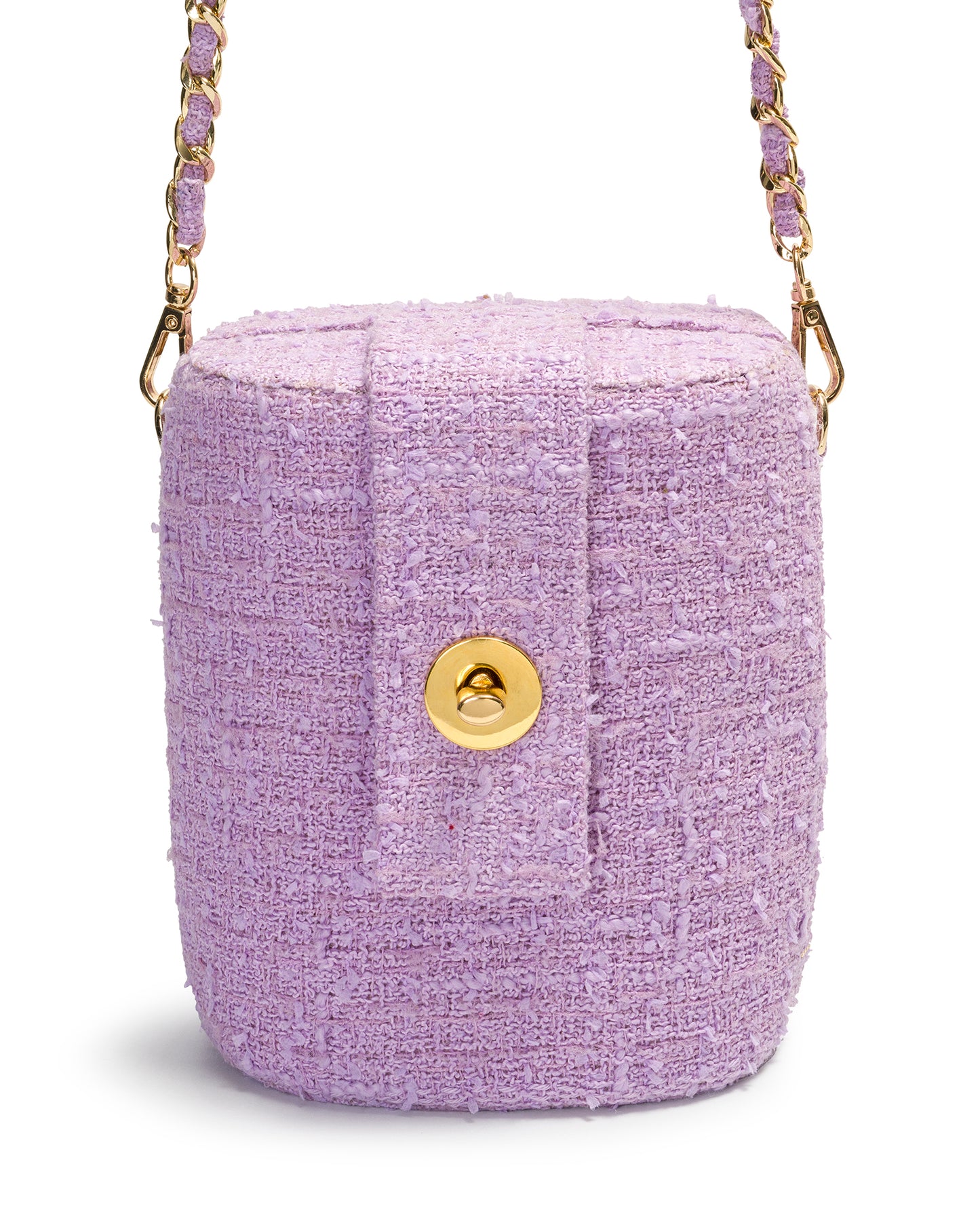 Trunk Bag in Lilac Tweed