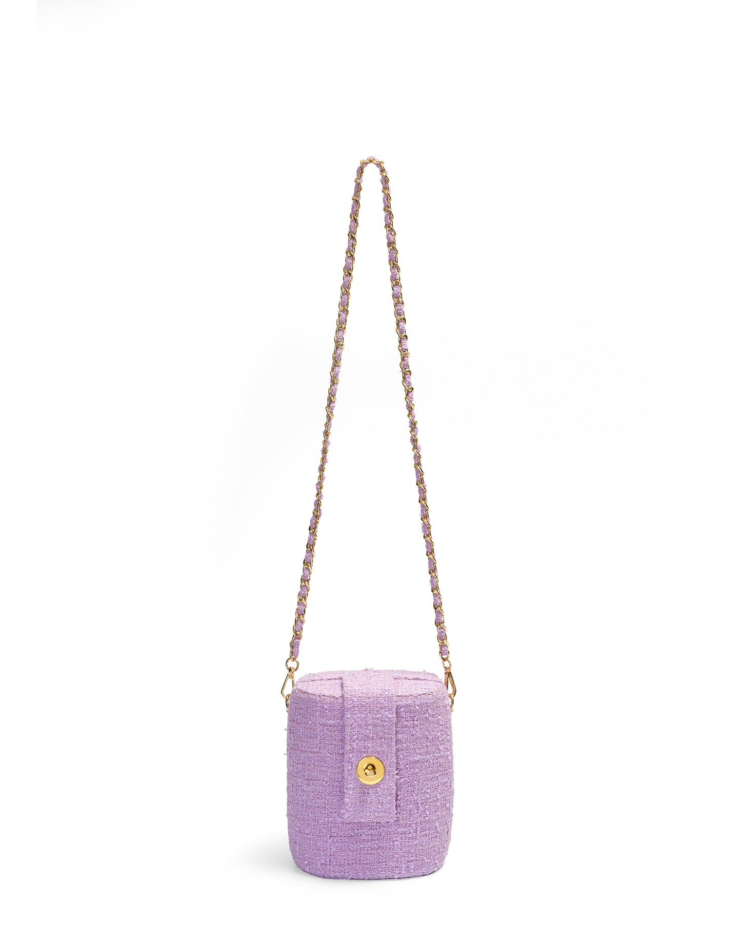 Trunk Bag in Lilac Tweed