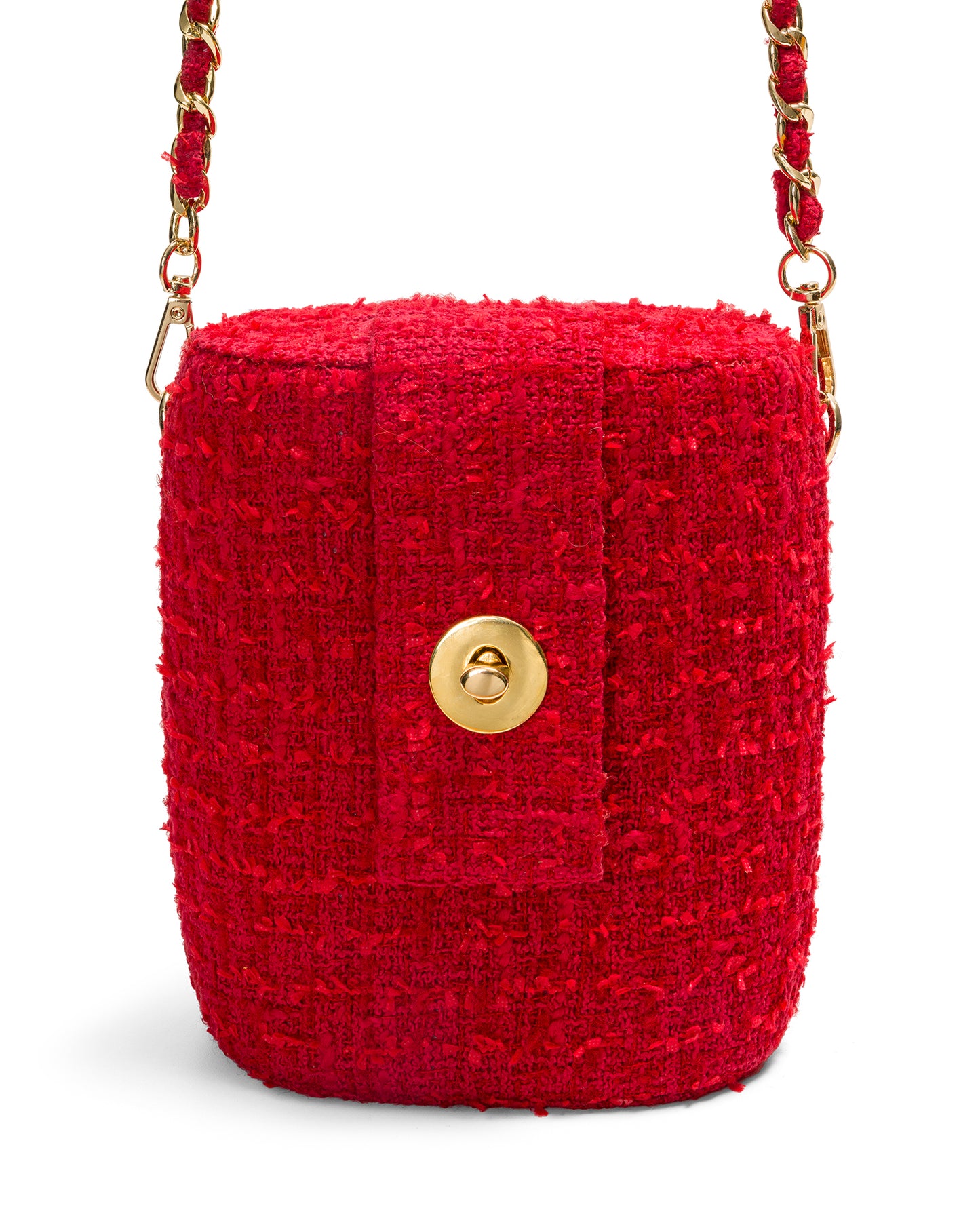 Trunk Bag in Red Tweed